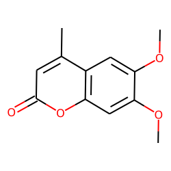 2H-1-Benzopyran-2-one, 6,7-dimethoxy-4-methyl-