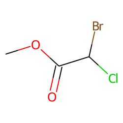 Acetic acid, bromochloro-, methyl ester