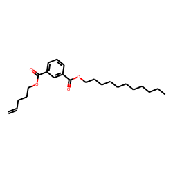 Isophthalic acid, pent-4-enyl undecyl ester
