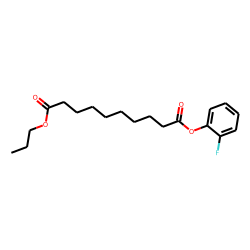 Sebacic acid, 2-fluorophenyl propyl ester