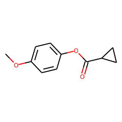 Cyclopropanecarboxylic acid, 4-methoxyphenyl ester