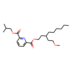 2,6-Pyridinedicarboxylic acid, isobutyl 3-(2-methoxyethyl)nonyl ester