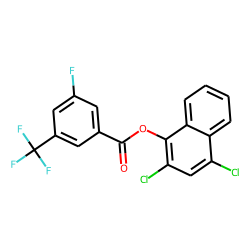 3-Fluoro-5-trifluoromethylbenzoic acid, 2,4-dichloronaphth-1-yl ester