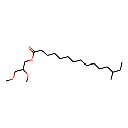 Glycerol, 2,3-dimethyl, 1-(13-methylpentadecanoate)