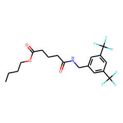 Glutaric acid, monoamide, N-(3,5-di(trifluoromethyl)benzyl)-, butyl ester