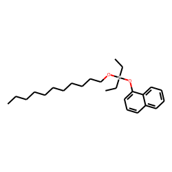Silane, diethyl(1-naphthoxy)undecyloxy-