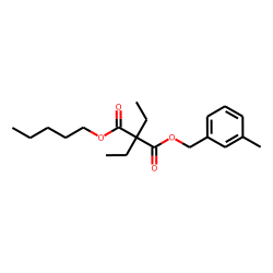 Diethylmalonic acid, 3-methylbenzyl pentyl ester