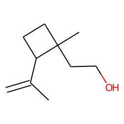 Cyclobutaneethanol, 1-methyl-2-(1-methylethenyl)-, trans-