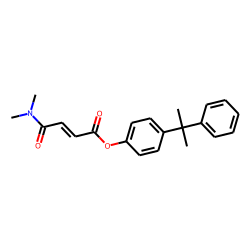 Fumaric acid, monoamide, N,N-dimethyl-, 4-(2-phenylprop-2yl)phenyl ester
