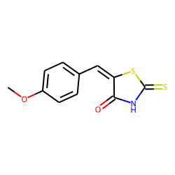 Rhodanine, 5-p-methoxybenzylidene-