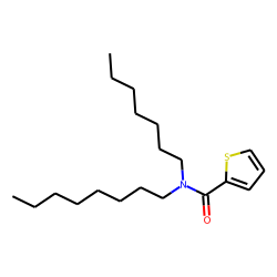 Thiophene-2-carboxamide, N-heptyl-N-octyl-