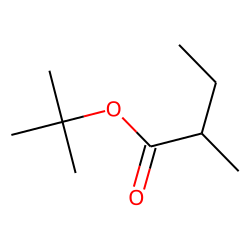 Butanoic acid, 2-methyl, 1,1-dimethylethyl ester