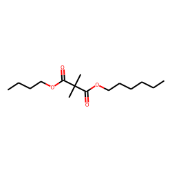 Dimethylmalonic acid, butyl hexyl ester