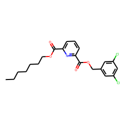 2,6-Pyridinedicarboxylic acid, 3,5-dichlorobenzyl heptyl ester