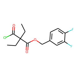 Diethylmalonic acid, monochloride, 3,4-difluorobenzyl ester