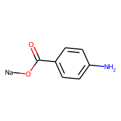 Benzoic acid, p-amino-, sodium salt