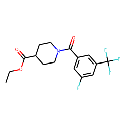 Isonipecotic acid, N-(3-fluoro-5-trifluoromethylbenzoyl)-, ethyl ester