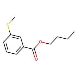 Benzoic acid, 3-(methylthio)-, butyl ester