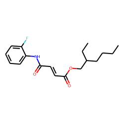 Fumaric acid, monoamide, N-(2-fluorophenyl)-, 2-ethylhexyl ester