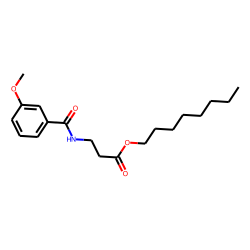 «beta»-Alanine, N-(3-methoxybenzoyl)-, octyl ester
