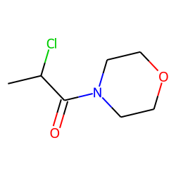 2-Chloropropanoic acid, morpholide