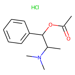 Benzyl alcohol, alpha-[1-(dimethylamino)ethyl]-, acetate, hydrochloride