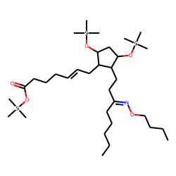 13,14-Dihydro-15-keto-PGF2A, BO-TMS, isomer # 2