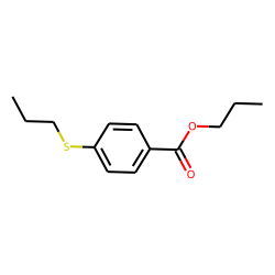 Benzoic acid, 4-(propylthio)-, propyl ester