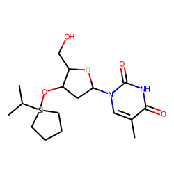 Thymidine, 3'-O-cyclotetramethylene-isopropylsilyl