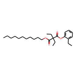 Diethylmalonic acid, 2-ethylphenyl undecyl ester