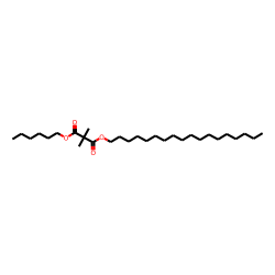 Dimethylmalonic acid, hexyl octadecyl ester