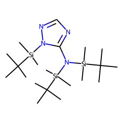 2-tert-Butyldimethylsilyl-3-N,N-bis(tert-butyldimethylsilyl)amino-1,2,4-triazole