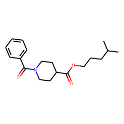 Isonipecotic acid, N-benzoyl-, isohexyl ester