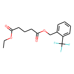 Glutaric acid, ethyl 2-(trifluoromethyl)benzyl ester
