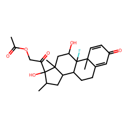 Prednisolone, 9alpha-fluoro-16alpha-methyl-, acetate