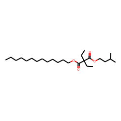Diethylmalonic acid, 3-methylbutyl tridecyl ester