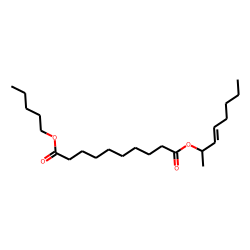 Sebacic acid, oct-3-en-2-yl pentyl ester