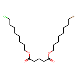 Glutaric acid, 8-bromooctyl 8-chlorooctyl ester