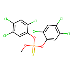 O-methyl o,o-bis(2,4,5-trichlorophenyl) thiophosphate