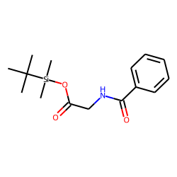 Glycine, N-benzoyl-, tert-butyldimethylsilyl ester