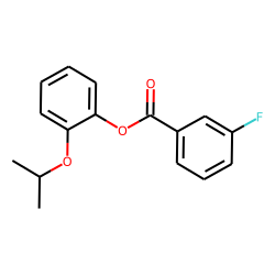3-Fluorobenzoic acid, 2-isopropoxyphenyl ester