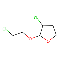 Tetrahydrofuran, 3-chloro-2-(2-chloroethoxy)