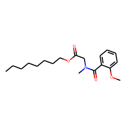 Sarcosine, N-(2-methoxybenzoyl)-, octyl ester