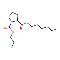d-Proline, n-propoxycarbonyl-, hexyl ester