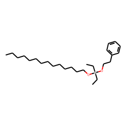 Silane, diethyl(2-phenylethoxy)tetradecyloxy-