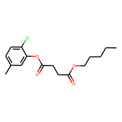 Succinic acid, 2-chloro-5-methylphenyl pentyl ester