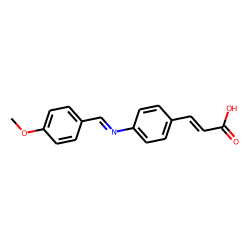 4-(Anisylideneamino)-cinnamic acid