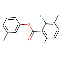 2,6-Difluoro-3-methylbenzoic acid, 3-methylphenyl ester