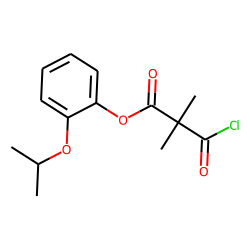 Dimethylmalonic acid, monochloride, 2-isopropoxyphenyl ester