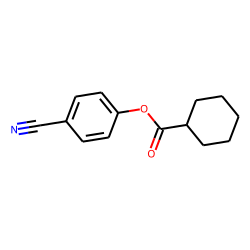 Cyclohexanecarboxylic acid, 4-cyanophenyl ester